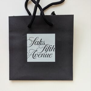 🎄 Empty Small Saks paper bag 🎄